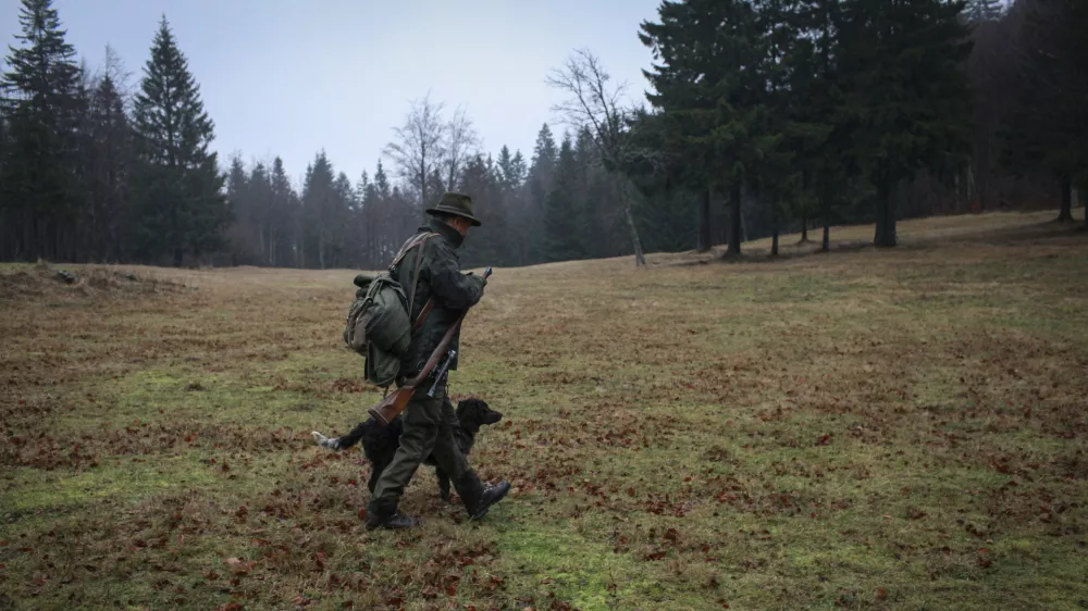Od 1. januarja 2026 bodo lovski gostje tudi v Sloveniji potrebovali dovolilnico za lov. Mesečna naj bi stala 30, letna pa 250 evrov. ﻿Foto: Luka Cjuha&nbsp;