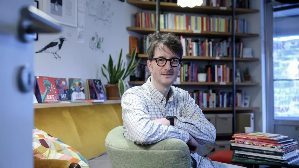 - 22.03.2025 - nem&scaron;ki ilustrator Ferdinand Lutz//FOTO: Jaka GasarOPOMBA: ZA OBJEKTIV - INTERVJU