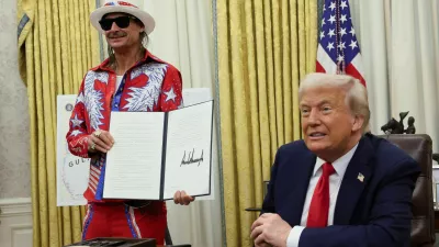 Kid Rock je znan podpornik Donalda Trumpa. F Reuters