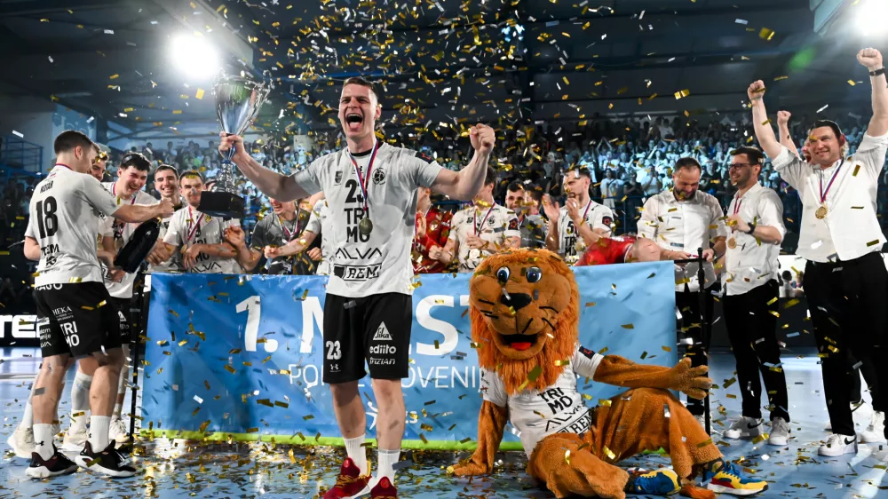 - 6.04.2024 &ndash; Finale pokala v rokometu, Trimo Trebnje: Slovenj Gradec //FOTO: Nik Erik Neubauer