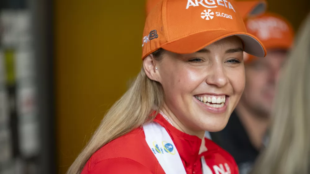 Anamarija Lampič: Zagotovo je bolj&scaron;e biti na posameznih tekmah dvakrat tretji kot recimo na koncu sezone 16. v skupnem se&scaron;tevku in brez stopničk. Foto: STA