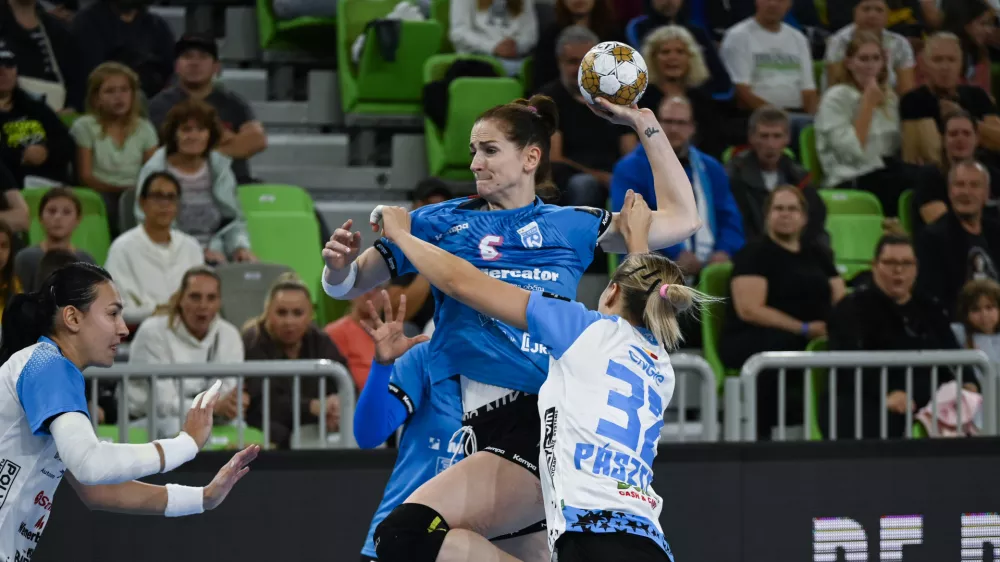 Ana Gros12.10. 2024 Krim Mercator - CSM Bukare&scaron;ta, evropska liga prvakinjFoto: Nik Erik Neubauer