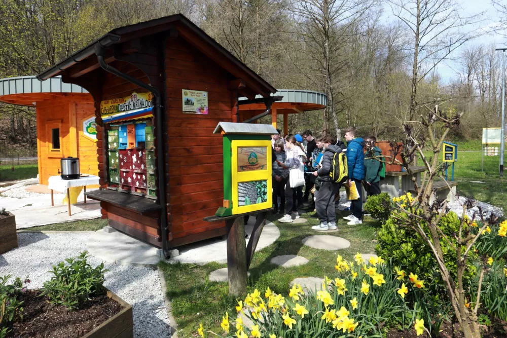 Učni čebelnjak je dru&scaron;tvo, tudi zaradi odličnih rezultatov mladih čebelarjev, od Čebelarske zveze Slovenije prejelo v dar že leta 2012. Foto: Tomaž Skale