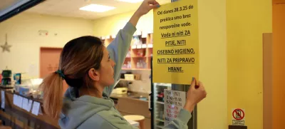 31.03.2025 - Logatec, onesnažena voda,DSO enota Logatec, obvestiloFoto: Tomaž Skale