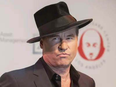 FILE - Actor Val Kilmer arrives at the 23rd Annual Simply Shakespeare event at The Broad Stage in Santa Monica, Calif. on Sept. 25, 2013. (Photo by Paul A. Hebert/Invision/AP, File)
