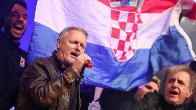 03.02.2025., Zagreb - Svecani docek hrvatske rukometne reprezentacije u Zagrebu nakon osvojenog drugog mjesta na Svjetkom prvenstvu. Photo: Matija Habljak/PIXSELL