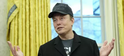 FILE - Elon Musk speaks during an event with President Donald Trump in the Oval Office at the White House, Feb. 11, 2025, in Washington. (AP Photo/Alex Brandon, File)