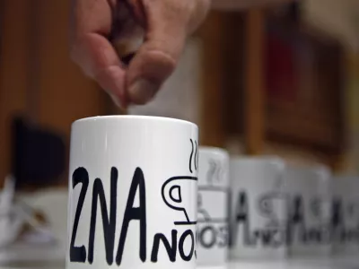 - ilustrativna fotografija - skodelica - kava //FOTO: Bojan Velikonja