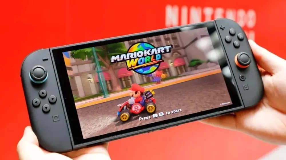 Med prvimi igrami za switch 2 bo tudi Mario Kart World.
