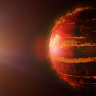 Ilustracija oddaljenega planeta / Foto: Istock