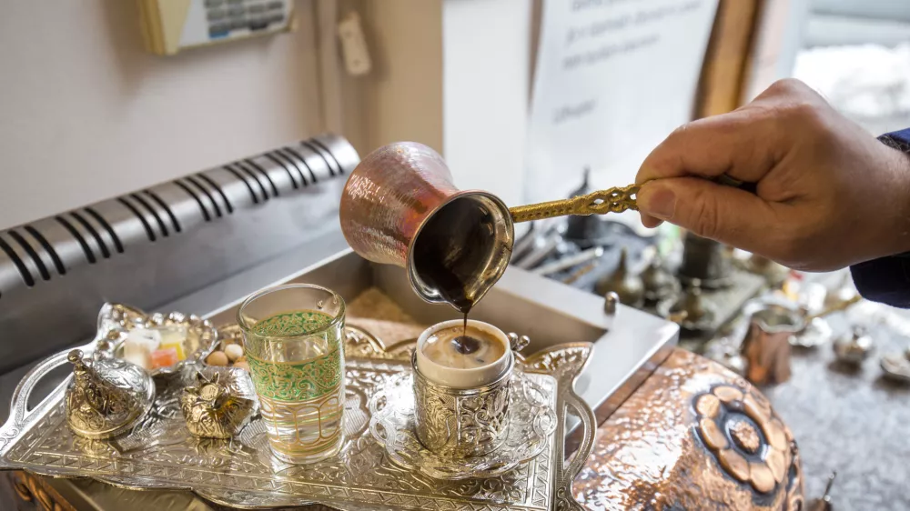 - 6.2.2018 - tur&scaron;ka trgovina Vanila - tur&scaron;ka kava, kuhanje kaveFOTO: Matjaž Ru&scaron;t