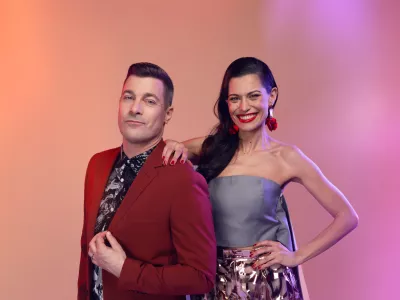 Kolo sreče - Klemen Bučan in Nata&scaron;a Naneva / Foto: Planet Tv