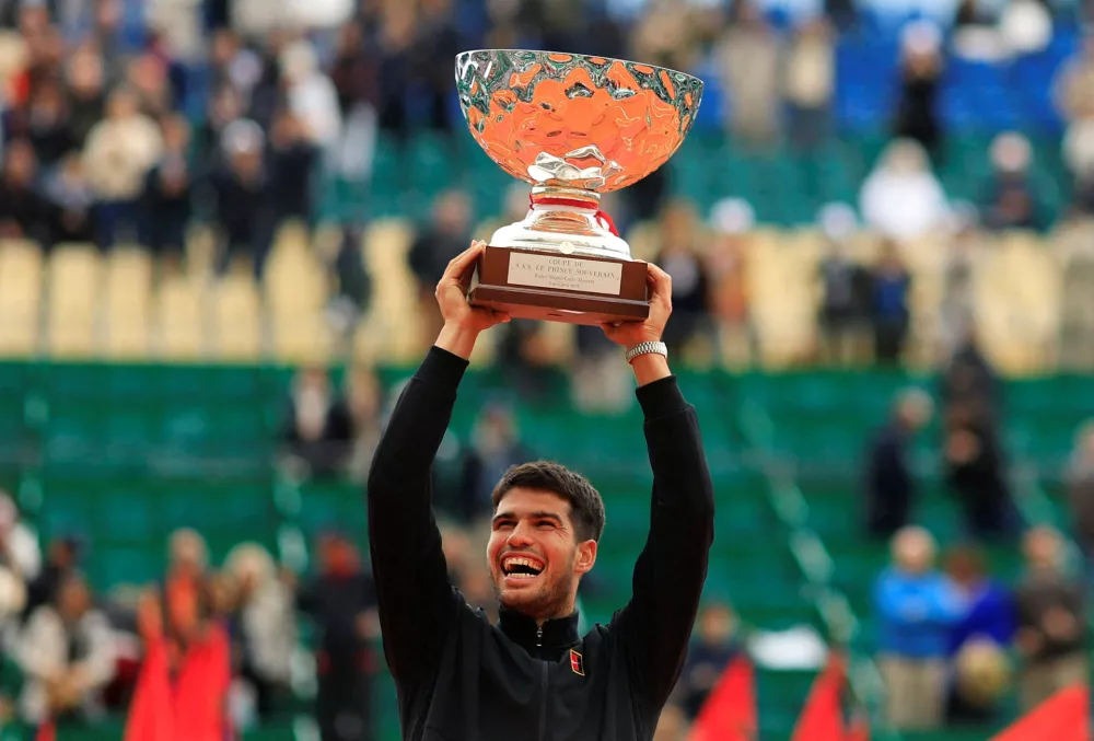 Carlito po zmagi v Monte Carlu.&nbsp;/ Foto: Reuters