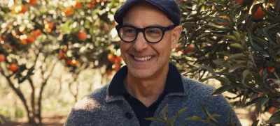 Stanley Tucci in Sicily during production of National Geographic's "Tucci in Italy" series. (National Geographic/Matt Holyoak) / Foto: Matt Holyoak