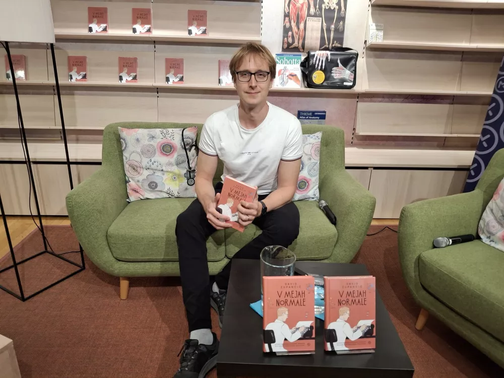 David Zupančič, infektolog in pisatelj / Foto: Meta Černoga