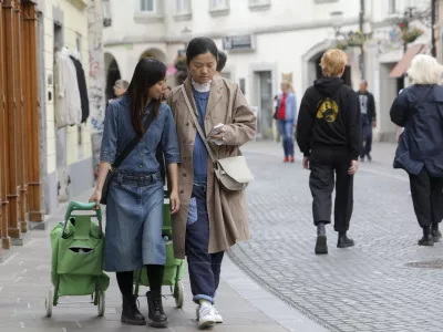 - Ljubljana - - 10.06.2022 - Turizem v Sloveniji &ndash; poletna turistična sezona - turisti - //FOTO: Jaka Gasar