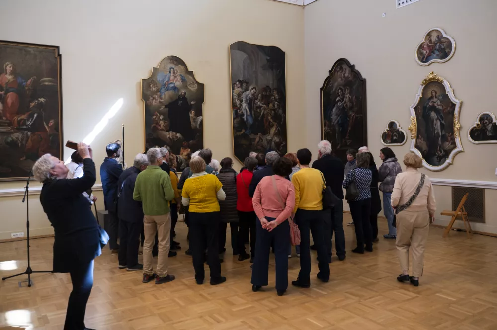 umetnostkulturaumetnineumetni&scaron;ki trgbarokslikerestavratorstvo08.04.2025 Voden ogled po razstavi Barok v Sloveniji, Narodna GalerijaFOTO: Nik Erik Neubauer