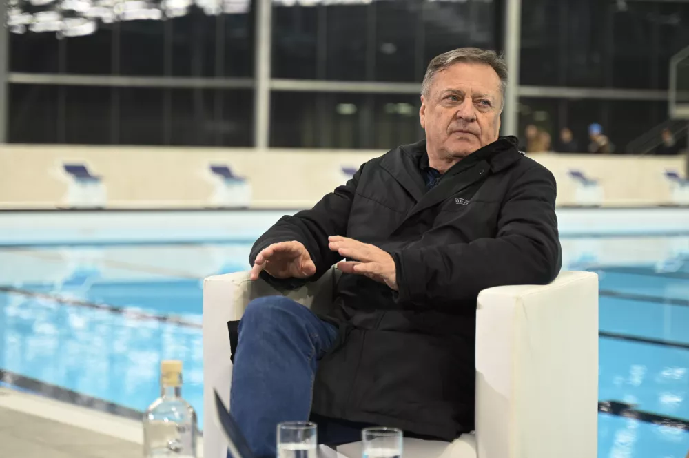 Zoran Janković19.11.2024 Predstavitev novega bazena Ilirija.kopali&scaron;če IlirijaFOTO: Nik Erik Neubauer