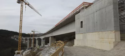 - 28.02.2024 - Železniški viadukt Vinjan - dogodek družbe 2TDK ob dokončanju glavnih gradbenih del na viaduktu Vinjan - Drugi tir železniške proge Divača - Koper, //FOTO: Luka Cjuha