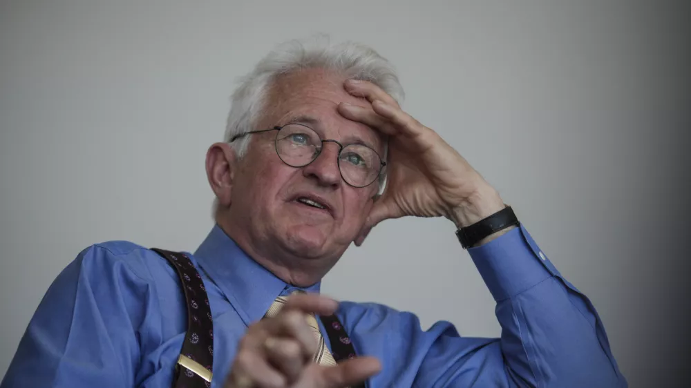 Lars Nyberg, predsednik upravnega odbora DUTB - Družba za upravljanje terjatev bank oziroma t.i. slaba banka   //FOTO: Luka Cjuha.