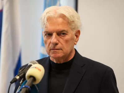 - Generalni direktor Univerzitetne psihiatrične klinike Ljubljana Bojan Zalar, - 05.02.2025. - Odprtje Dnevnega centra Univerzitetne psihiatrične klinike Ljubljana.//FOTO: Bojan Velikonja