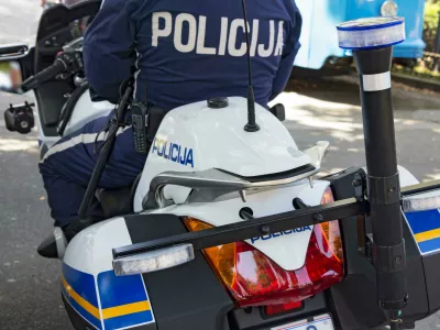 Hrva&scaron;ka policija motor Foto: Reuters/Alamy