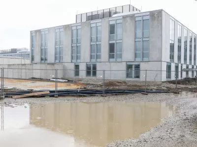 - Nov zapor Dobrunje.- 26.03.2025. - Gradbi&scaron;če novega zapora v Dobrunjah.//FOTO: Bojan Velikonja