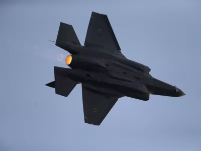 FILE - In this Dec. 29, 2016 file photo, an Israeli Air Force F-35 plane performs during a graduation ceremony for new pilots in the Hatzerim Air Force Base near Beersheba, Israel. Maj. Gen. Amikam Norkin, the head of Israel&acirc;&euro;&trade;s air force said Tuesday, May 22, 2018, that it used the next-generation F-35 fighter jet for the first time during a recent mission. He told a conference that the plane had flown over Beirut, and that the air force is just beginning to understand &acirc;&euro;śthe huge potential&acirc;&euro;ť of the aircraft. (AP Photo/Ariel Schalit, File)