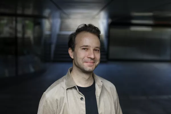 2.4.2025 - Nik &Scaron;krlec, slovenski dramski igralec in televizijski voditelj,Foto: Luka Cjuha