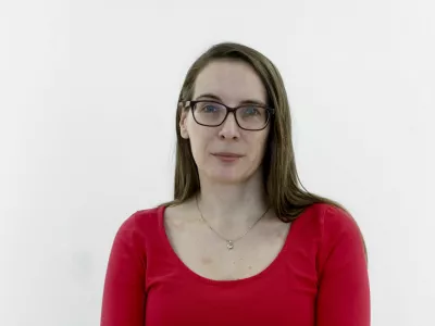 Vanja Brkić- Redakcija Dnevnik 2024 - portreti za komentarje in kolumne - kolumnisti - komentatorji &ndash; novinarji - portret //FOTO: Luka Cjuha