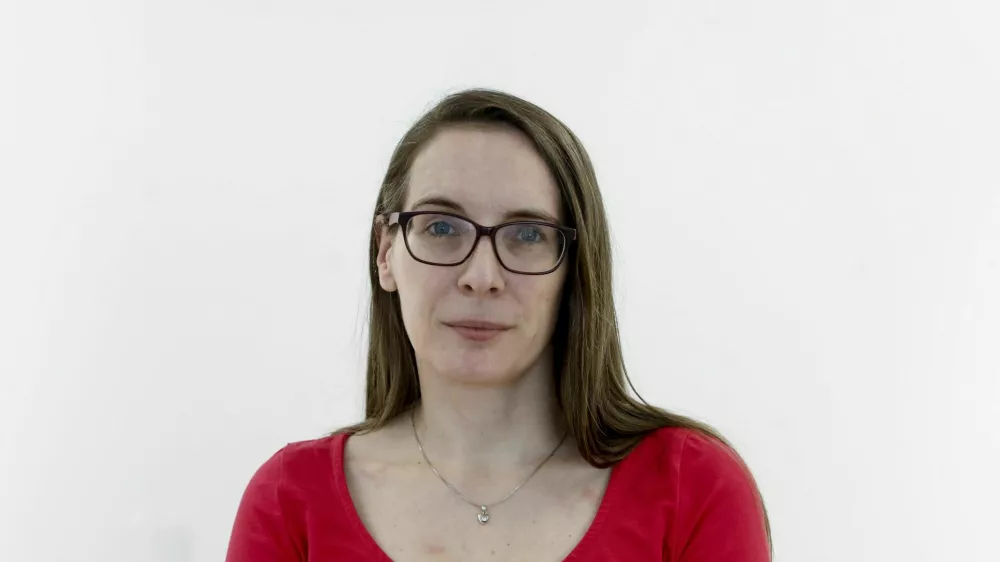 Vanja Brkić- Redakcija Dnevnik 2024 - portreti za komentarje in kolumne - kolumnisti - komentatorji &ndash; novinarji - portret //FOTO: Luka Cjuha