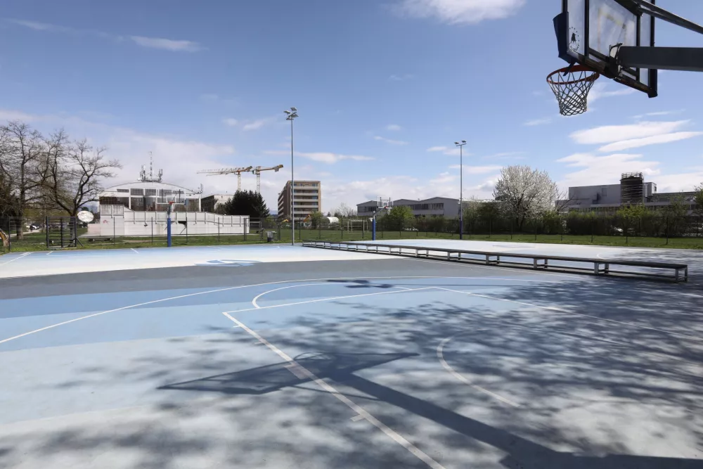 8.4.2025 - &Scaron;portni park Savsko naselje - igri&scaron;če za ko&scaron;arko Luka DončićFoto: Luka Cjuha