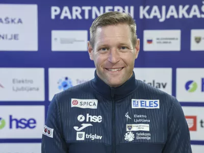 Benjamin Sav&scaron;ek- 03.04.2025 - novinarska konferenca kajak kanu pred začetkom nove tekmovalne sezone//FOTO: Jaka Gasar