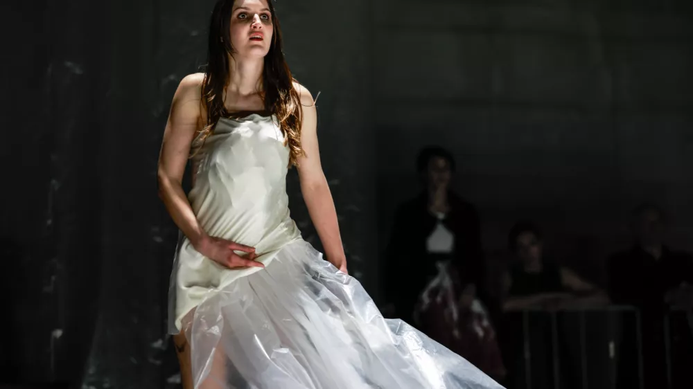 Lucija Harum v predstavi Pet kraljev, SLG Celje 2024