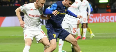 Celje - Fiorentina, Svit Sešlar 10.04.2025 - Celje nogomet//FOTO: Sašo Bizjak / Večer