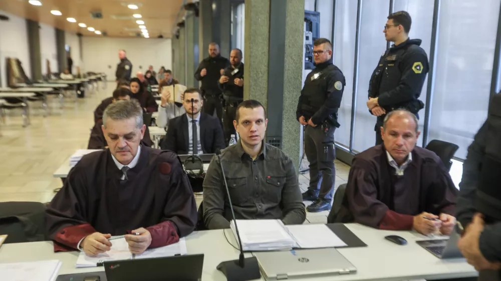 - Klemen Kadivec, Blaž Kadivec- 15.01.2024. - Nadaljevanje sojenja prvoobtoženema Klemnu Kadivcu in Blažu Kadivcu in ostalim za umor Danijela Božiča.//FOTO: Bojan Velikonja