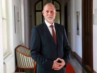 19.03.2025 - rektorski kandidat Gregor MajdičFoto: Tomaž Skale