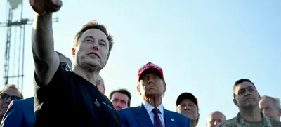 FILE PHOTO: Elon Musk speaks with U.S. President-elect Donald Trump and guests at a viewing of the launch of the sixth test flight of the SpaceX Starship, in Brownsville, Texas, U.S., November 19, 2024. Brandon Bell/Pool via REUTERS/File Photo