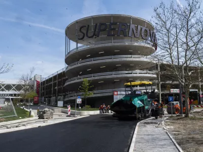 Jurčkova10.04.2025 Gradnja kroži&scaron;ča, Supernova, Rudnik. 