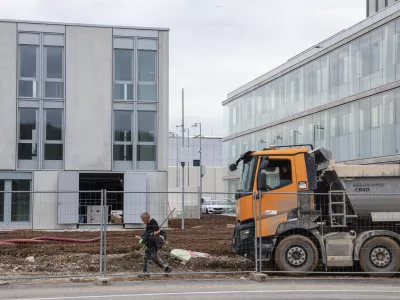 - 17.04.2025 - gradnja novega zapora v Ljubljani//FOTO: Jaka Gasar