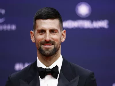 Novak Đoković tenisa z uro na zapestju ne more igrati. F Reuters