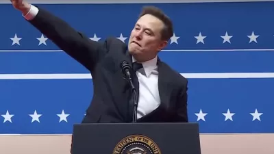 Elon Musk si je na zborovanju po zmagi Donalda Trumpa na predsedni&scaron;kih voluvah v ZDA privo&scaron;čil sporno gesto.