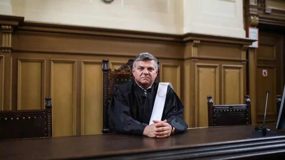 - 20.10.2022 - Marjan Pogačnik, vi&scaron;ji sodnik - predsednik Okrožnega sodi&scaron;ča v Ljubljani od leta 2014 //FOTO: Bojan Velikonja