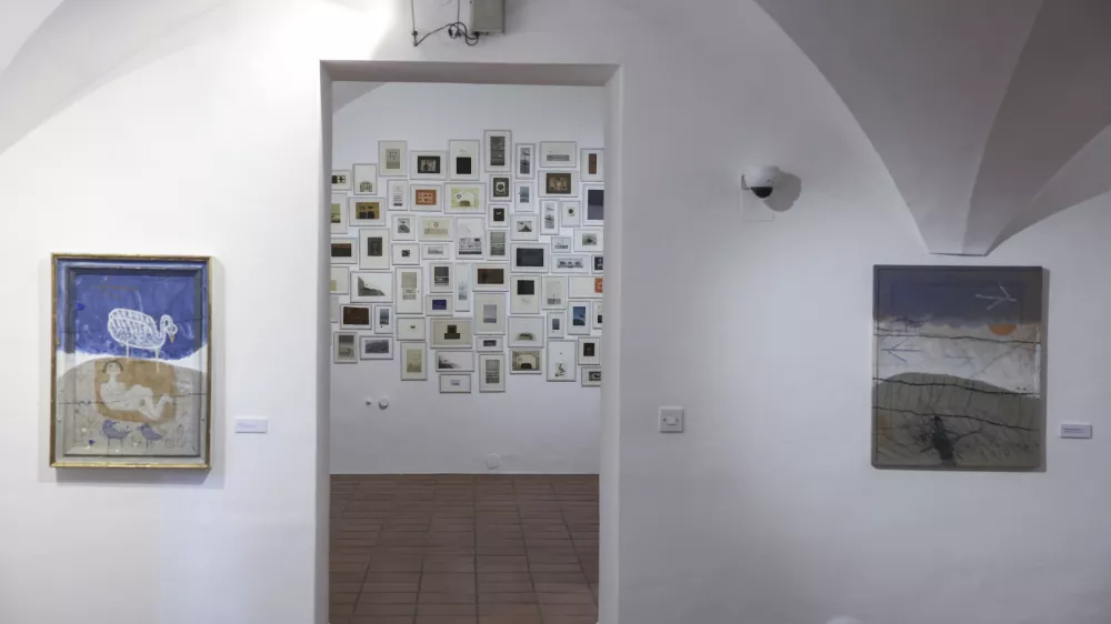 - 16.04.2025 - razstava Vladimir Makuc v Galeriji Pre&scaron;ernovih nagrajencev v Kranju//FOTO: Jaka Gasar