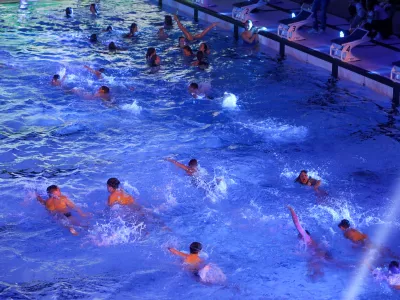 18.03.2025. Bazen Ilirija - kopali&scaron;če Ilirija - rekreativno plavanje. Foto: Bojan Velikonja