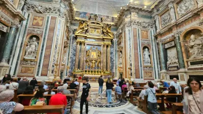 Kapela, kjer je pred Marijino ikono Salus populi romani rad molil papež Franči&scaron;ek.