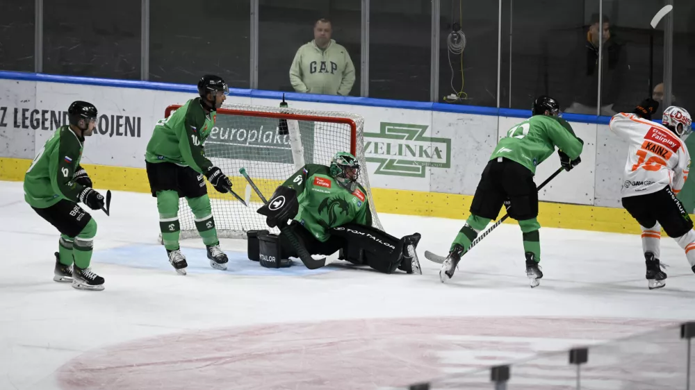 Horak Lukas13.10. 2024 Olimpija - Graz99ers, liga ICEHL, Hala TivoliFoto: Nik Erik Neubauer