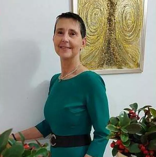 Katja Pristu&scaron;ek z O&Scaron; Antona A&scaron;kerca v Velenju  / Foto: Osebni Arhiv/amcham