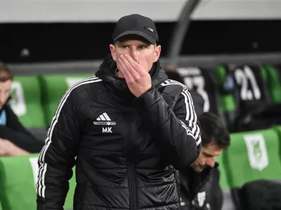 Matjaž Kek mlaj&scaron;i12.03.2025 Olimpija - Mura, 25. krog prve slovenske nogometne ligeFOTO: Nik Erik Neubauer