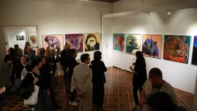 07.04.2025 - Gorica, reportaža, nakupovanjerazstava Andy Warhol galerija Attems GorizaFoto: Tomaž Skale 